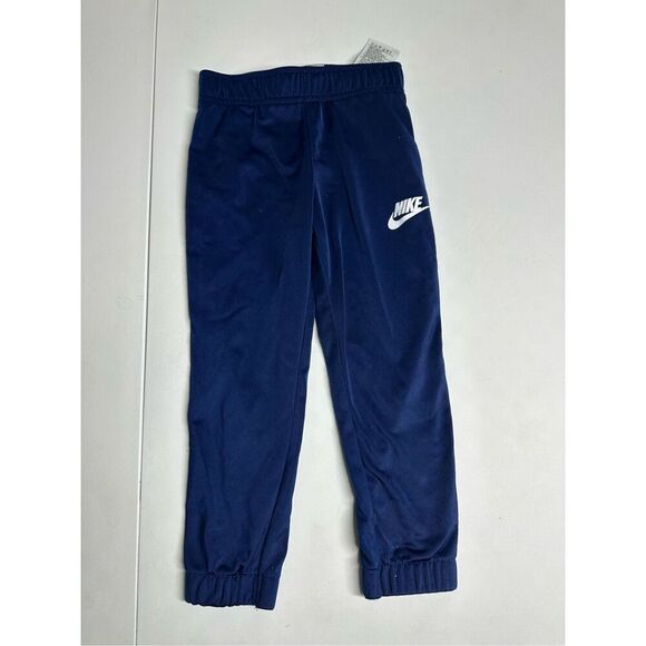 Nike Boys Jogger Sweatpants Navy Blue Size 3-4Y * See Notes - Picture 1 of 10